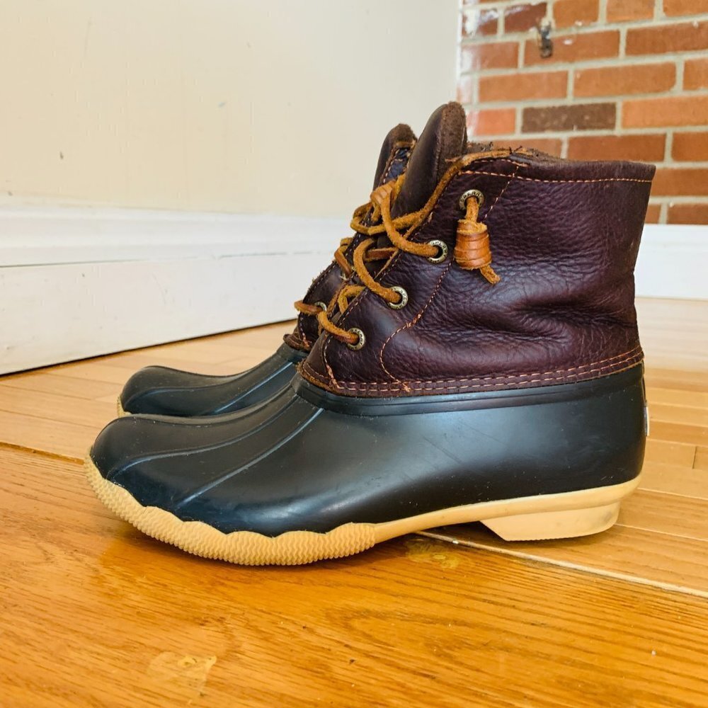 Sperry Top-Sider Saltwater Duck Boots Women's Brown - US 8 - Picture 4 of 14